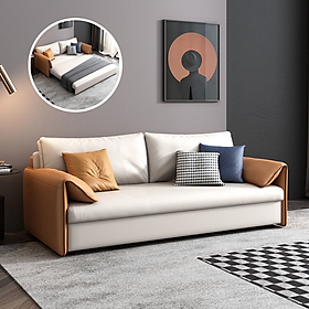 Ghế Sofa Bed, Sofa Giường Kéo Thông Minh Đa Năng HGP Bảo Hành 5 Năm Với Khung Sắt Chống Gỉ Cao Cấp Màu Tùy Ý HGK-41