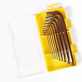 Mua Bộ Lục Giác 9 Chi Tiết Thép Siêu Cứng