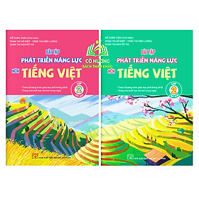 Sách - Combo Bài tập phát triển năng lực học sinh môn tiếng việt lớp 2 tập 1+2 ( SP HN )