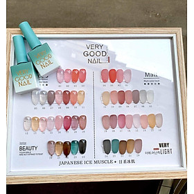 set sơn thạch 24 màu verygood nail tặng kèm bảng màu sơn sẵn làm nail