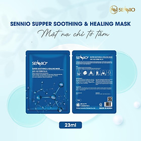 Mặt nạ giấy dưỡng trắng da Sennio Super Soothing & Healing Mask dưỡng ẩm, phục hồi da 23 ml SNO 822