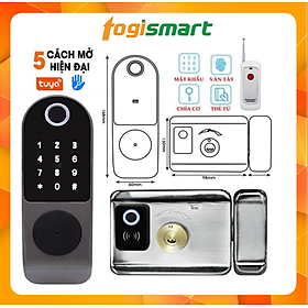 Mua Khóa Cửa  Cổng Vân tay 02 mặt (trước và sau)  - Togismart KC01 - HÀNG NHẬP KHẨU