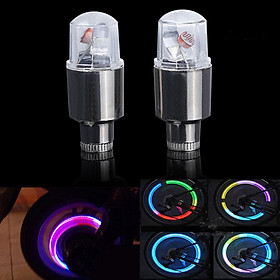 Mua Đèn LED Cảm Biến Rung Gắn Nắp Van Bánh Xe Đạp phát Sáng 7 màu