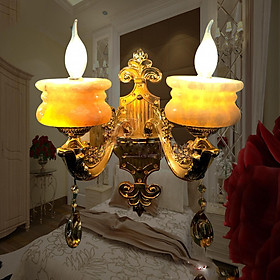 Đèn tường đá mạ vàng MT2088/2