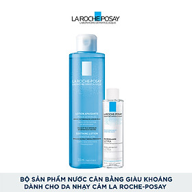 Bộ sản phẩm nước cân bằng giàu khoáng dành cho da nhạy cảm La Roche-Posay Soothing Lotion Sensitive Skin
