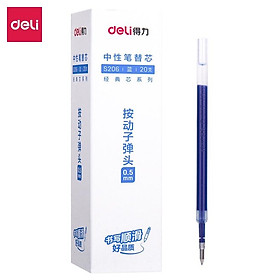 Bút Bi Nước Mực Gel Ngòi 0.5mm Deli - Thiết Kế Vỏ Trong Suốt Dành Cho Văn Phòng Học Sinh - S60-ST S101