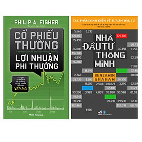 Sách Combo: Nhà Đầu Tư Thông Minh + Cổ Phiếu Thường Lợi Nhuận Phi Thường – Alphabooks – BẢN QUYỀN