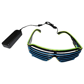 Led Glasses 15 Colors Optional Light Up El Wire Neon Rave Glasses Twinkle Glowing Party Club Holiday Bar Decorative