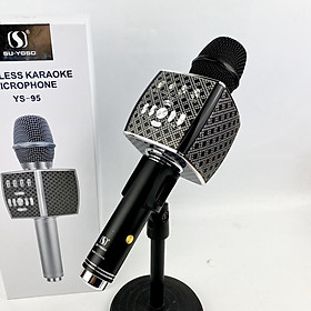 Micro karaoke bluetooth SuYosd YS 95 - Micro kèm loa karaoke - Kết nối bluetooth, USB, SD - Âm thanh cực hay, bắt giọng cực tốt, không hú rè - Tích hợp thu âm - Giao màu ngẫu nhiên - Hàng chính hãng