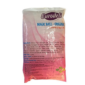 Hạt Trân Châu Trắng 3Q EuroDeli Magic/Boba Ball Nguyên Vị 2 kg/túi