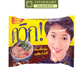 WAI WAI - Mì Wai Wai hương vị Vịt Tiềm, Mì Vịt Tiềm ăn liền, Mì gói Thái Lan vị Vịt Tiềm (60g/gói)