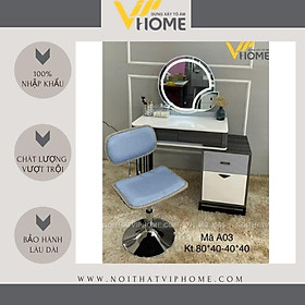 Mua Bàn trang điểm  bàn phấn kèm gương tích hợp đèn LED kèm nút cảm ứng thông minh và ngăn kéo để đồ tện lợi BTD-00061