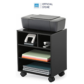 Mua Kệ Gỗ Văn Phòng Để Tài Liệu  Máy In  Có Bánh Xe Di Chuyển SIB Decor KG41