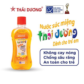 Nước Súc Miệng Thái Dương Trẻ Em chai 250ml - Sao Thái Dương