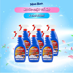 Combo 06 Chai Nước Giặt Cổ Áo Mao Bao 600ml