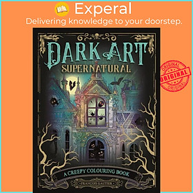 Sách - Dark Art Supernatural - A Creepy Colouring Book by Francois Gautier (UK edition, paperback)