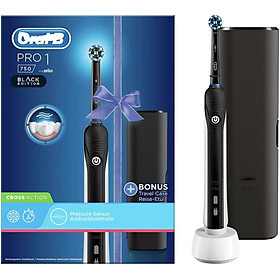 Bàn chải đánh răng điện Braun Oral-B PRO 1 750 Black Edition Hàng Chính Hãng