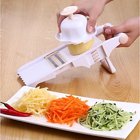 Mua Dụng cụ bào củ quả inox kèm 5 lưỡi bào - 28x10.5cm  282g