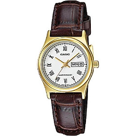Đồng hồ Casio nữ dây da LTP-V006GL-7BUDF (25mm)