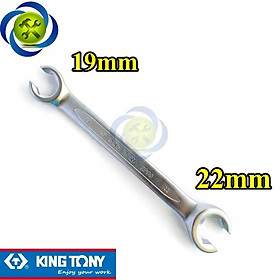 Cờ lê mở ống dầu 19mm -22mm Kingtony 19301922 loại hai đầu