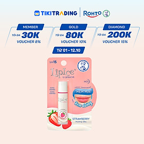 Son dưỡng môi không màu chuyển kem mịn LipIce Creamy