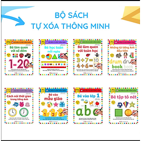 Combo: Dành Cho Bé Từ 3 - 7 Tuổi: Khám Phá Bộ Sách Tự Xóa Thông Minh - Tặng Bút Xóa ( Bộ: 8 Cuốn)