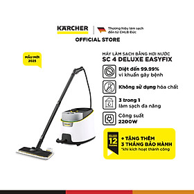 Mua  Mới 2025  Máy làm sạch bằng hơi nước SC 4 Deluxe Easyfix - Bảo hành chính hãng đến 15 tháng - Hàng Chính Hãng