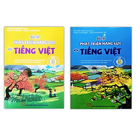 Sách - Combo Bài tập phát triển năng lực môn Tiếng Việt 3 - Tập 1 + 2 (Kết Nối)