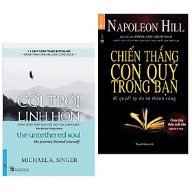 Combo 2 cuốn sách hoặc về kĩ năng sống: Cởi Trói Linh Hồn + Chiến Thắng Con Quỷ Trong Quý khách hàng ( Tặng kèm cặp Bookmark Happy Life)