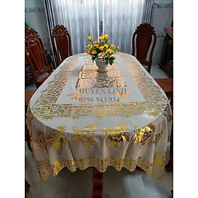 Mua Khăn trải bàn 150*228CM  DÙNG CHO BÀN CHỮ NHẬT HOẶC OVAN ĐỀU ĐƯỢC NHÉ CẢ NHÀ