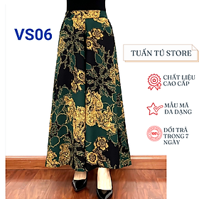 Quần Ống Rộng Dạng Váy Chất Liệu Lụa Hàn Châu Mềm Mượt Không Nhăn Không Xù - Tuấn Tú Store 68