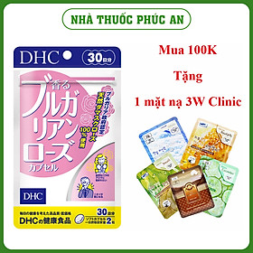 Viên uống Hoa Hồng thơm cơ thể DHC Bulgarian Rose Nhật Bản 30 ngày - 60 viên giúp khử mùi cơ thể