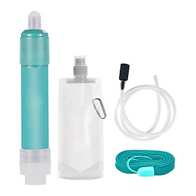 Personal Survival Straw Water Filter 4000L for Travel Backpacking Fishing