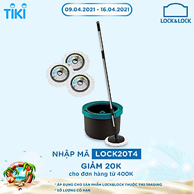 Bộ Cây Lau Nhà Lock&Lock BLU-GRY-VN-MOP HPP345S2