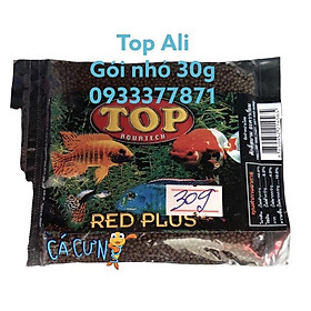 Thức ăn Top Ali Red Plus 30g lên màu cho cá cảnh