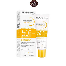 Kem Chống Nắng Bioderma Photoderm Aquafluide SPF50+ PA++++ 40ml Không Màu