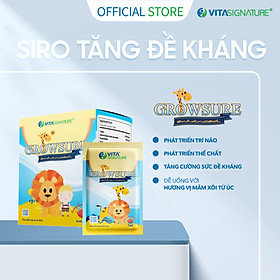 Hình ảnh Siro bổ GROWSURE ENHANCED- Vita Signature- hộp 30 gói