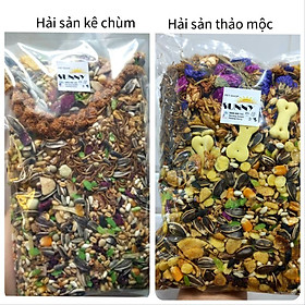 Thức ăn trộn hải sản/rang bơ 500g