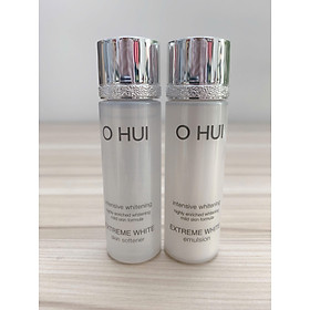 Combo nước hoa hồng và sữa dưỡng trắng sáng da OHUI Extreme White 20ml x 2 chai