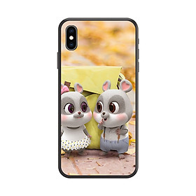 Ốp lưng TPU viền dẻo cho điện thoại IPHONE XS MAX Hình Chuột Tết 2020 - Mẫu 22