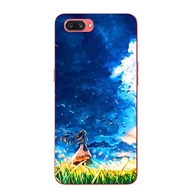 Ốp lưng dẻo cho Oppo A3s - Little Girl