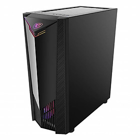 Vỏ Case Máy Tính MSI MAG SHIELD 110R (Mid Tower/Màu Đen/ Kèm 2 Fan )- Hàng Chính Hãng