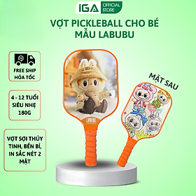 Vợt Pickleball trẻ em cao cấp sợi thủy tinh nhẹ Vợt Pickleball cho bé 4 - 12 tuổi nhiều hình lựa chọn - PK08