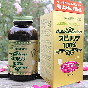 Combo 2 Hộp Tảo Xoắn Spirulina Nội Địa Nhật Bản 2200 Viên