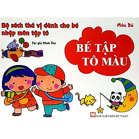 Bé Tập Tô Màu Màu Đỏ - Bản Quyền