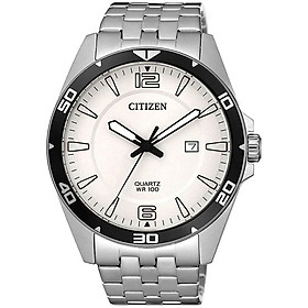 Đồng Hồ Nam Citizen Dây Thép Không Gỉ BI5051-51A - Mặt Trắng