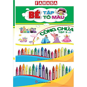 Sách - Bé Tập Tô Màu Công Chúa - Tập 3