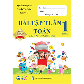 [Download Sách] Bài Tập Tuần Toán 1 – Tập 2 - Kết Nối Tri Thức Với Cuộc Sống