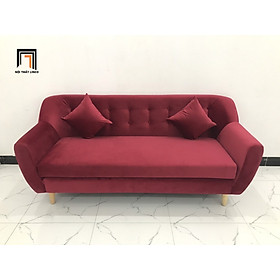 Mua Ghế sofa băng NL đỏ đô vải nhung nhiều kích cỡ