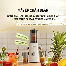 Máy ép chậm Bear YZJ-F01D6 (SJ-4H01U) Dung Tích 0,8L - Hàng Chính Hãng